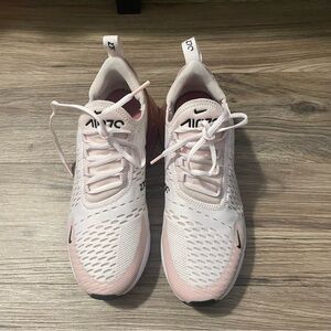 Nike Women’s Pink and White 270s